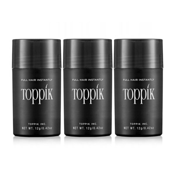 ZESTAW włókna keratynowe Toppik 3x 12g