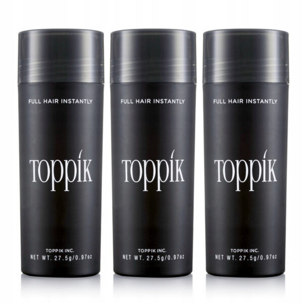 ZESTAW włókna keratynowe Toppik 3x 27,5g