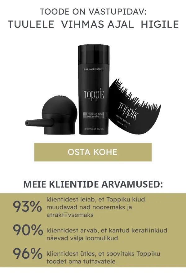 Toppik on vastupidav tuulele, higile ja vihmale - klientide ülevaated