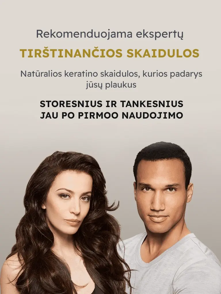 Plaukų storėjimas - pluoštų storinimas